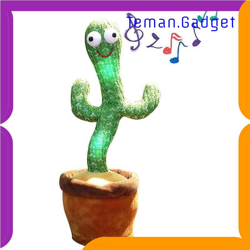 TG-MAN Yokibo Mainan Anak Dancing Cactus Plush Children Toy - N436