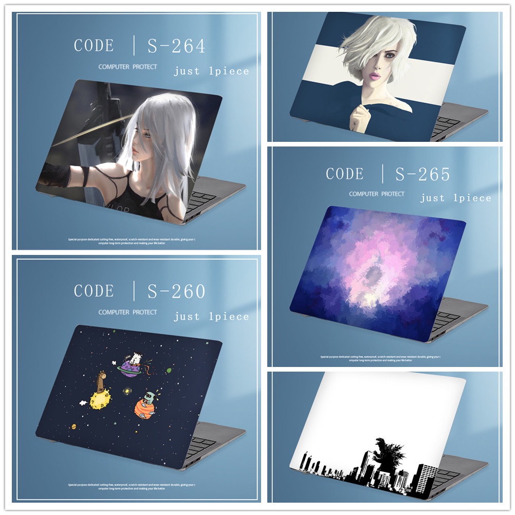 1pc Universal Bebas Potong COD Laptop Decals Colorful Komputer Dekorasi Sticker Kulit Film Untuk Acer Swift5 Apsire3 V5-473G V5-572 Nitro AN515-52 Full Cover Sticker