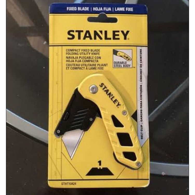 

pisau Cutter lipat Stanley STHT10424-0 Fixed Blade Folding Utility Knife