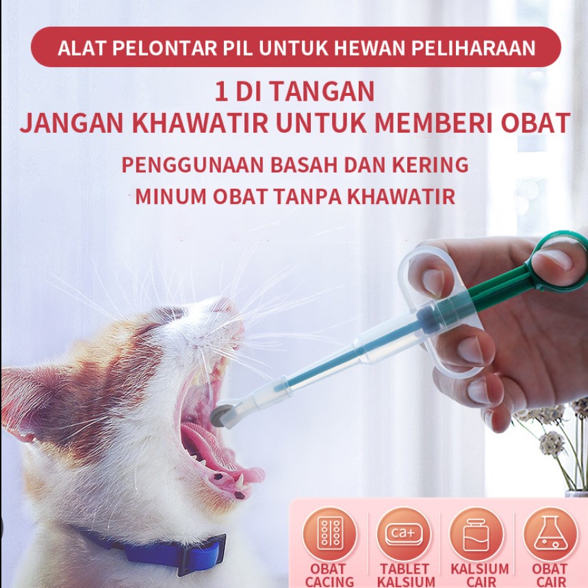 Feeding Kit Dog Cat Kitten Puppy - Pelontar Obat Kucing Anjing Hewan