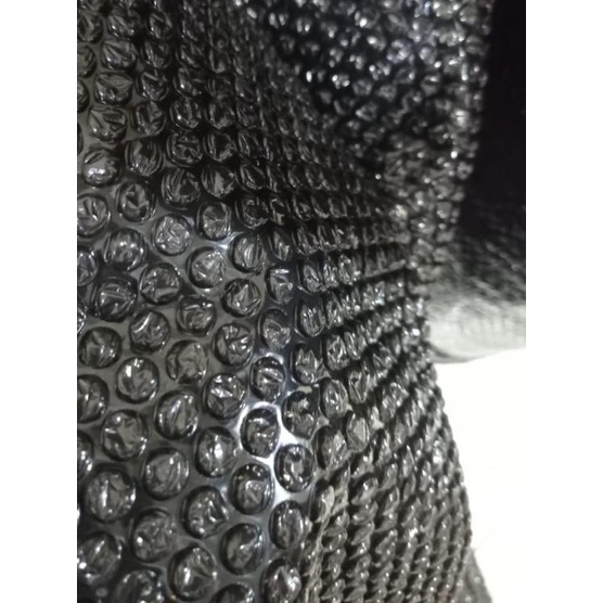 

Plastik bubble wrap roll hitam dan bening wellpack uk 125cm x 50m - bening