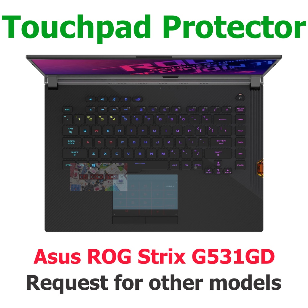 Touchpad Trackpad Protector Asus ROG Strix G531GD