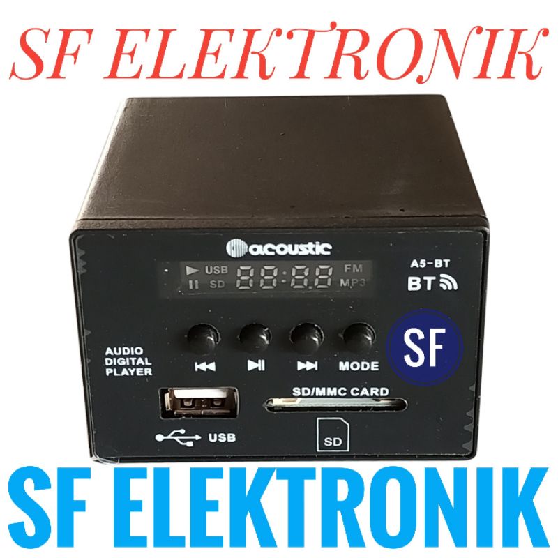 MP3 Player USB Bluetooth Merk Acoustic