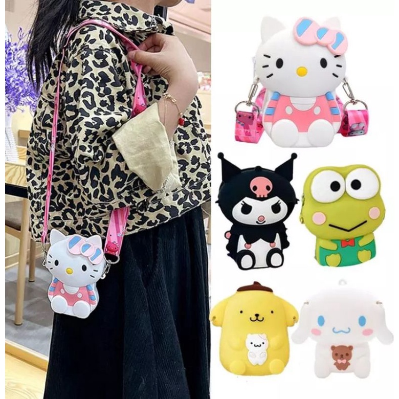 Tas Selempang hello kitty Jumbo muat Hp