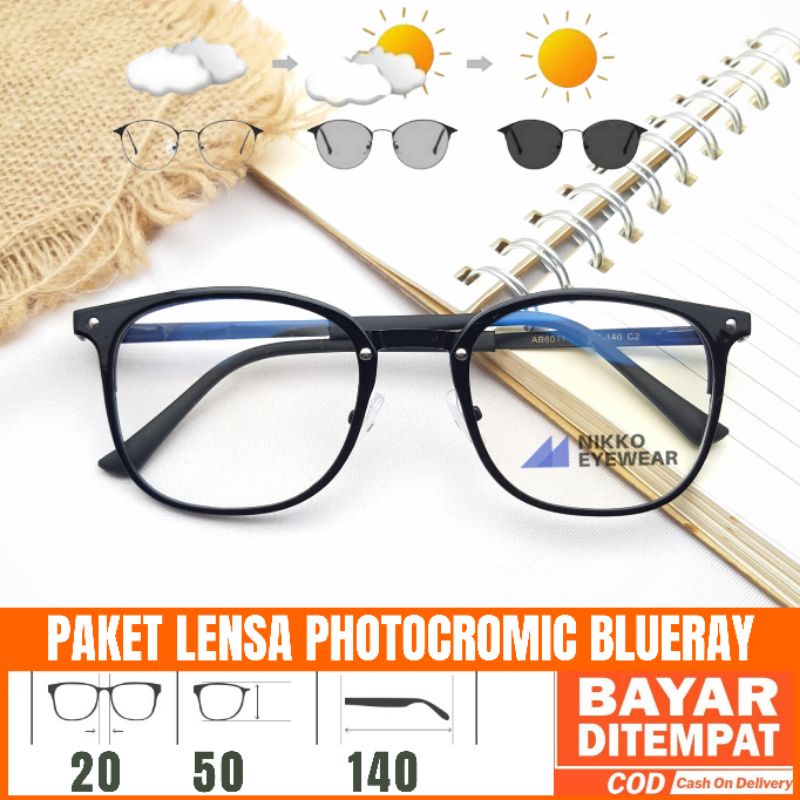 Frame Kacamata 6011, Gratis Lensa Minus, Kacamata Anti Radiasi
