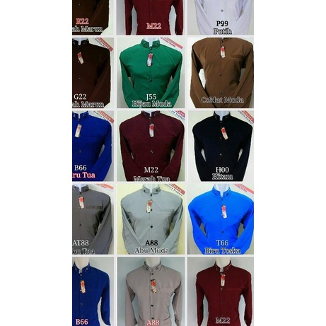 Jasko Polos Hitam Putih Merah Hijau Biru Krem Abu - Putih, XL