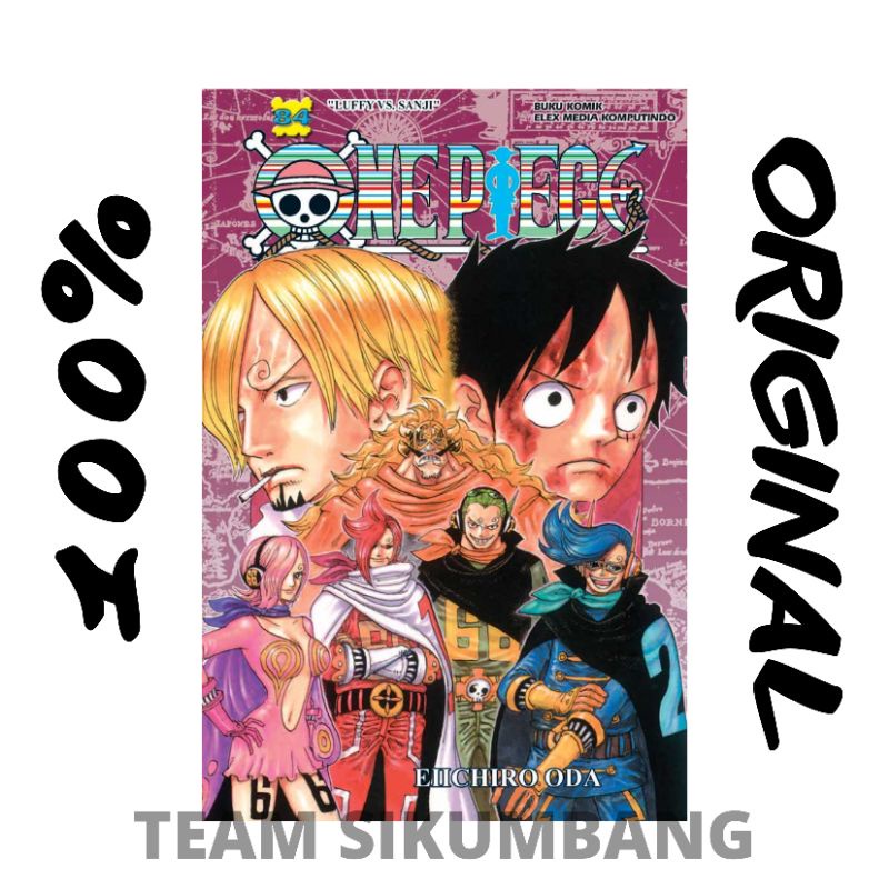 Komik One Piece Vol 84 Original by Eiichiro Oda