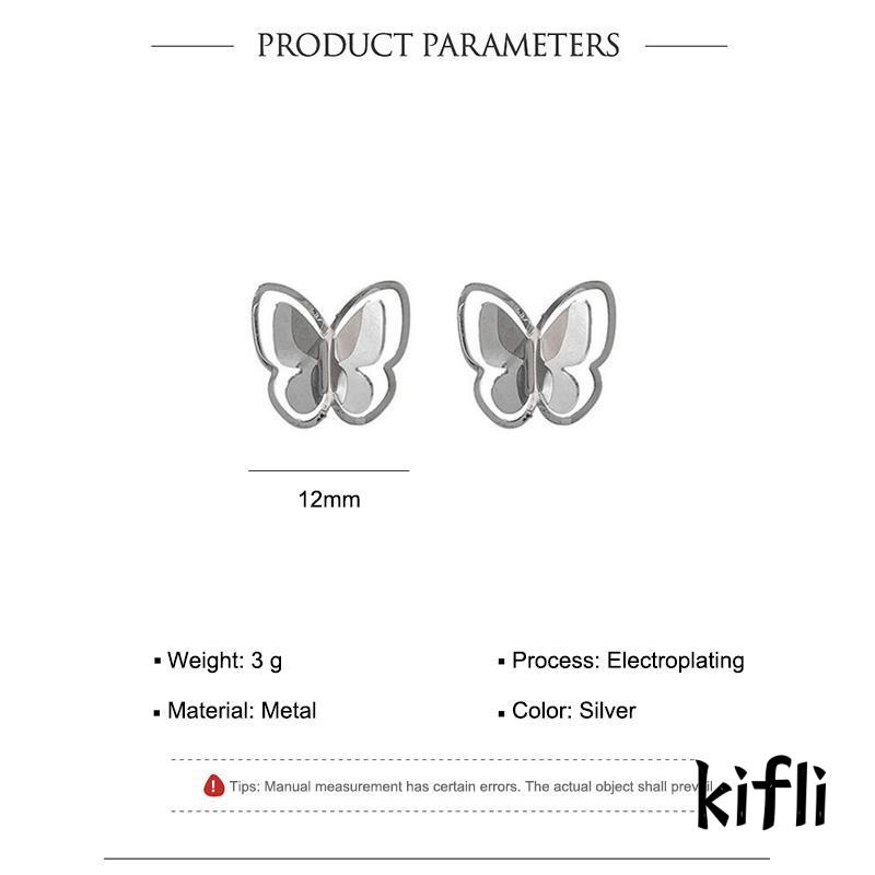 Anting Desain Kupu-Kupu Kecil Model Hollow Untuk Wanita