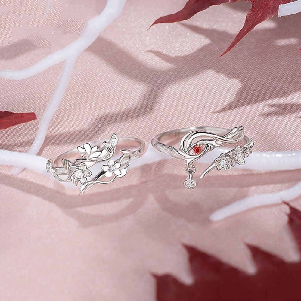 Mxbeauty Cincin Anime Dapat Disesuaikan Sederhana Tian Guan Ci Fu Berkah Keren Kartun Fashion Perhiasan