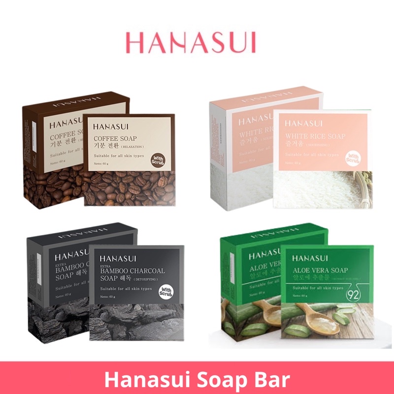 (BPOM) HANASUI SOAP BAR 60gr