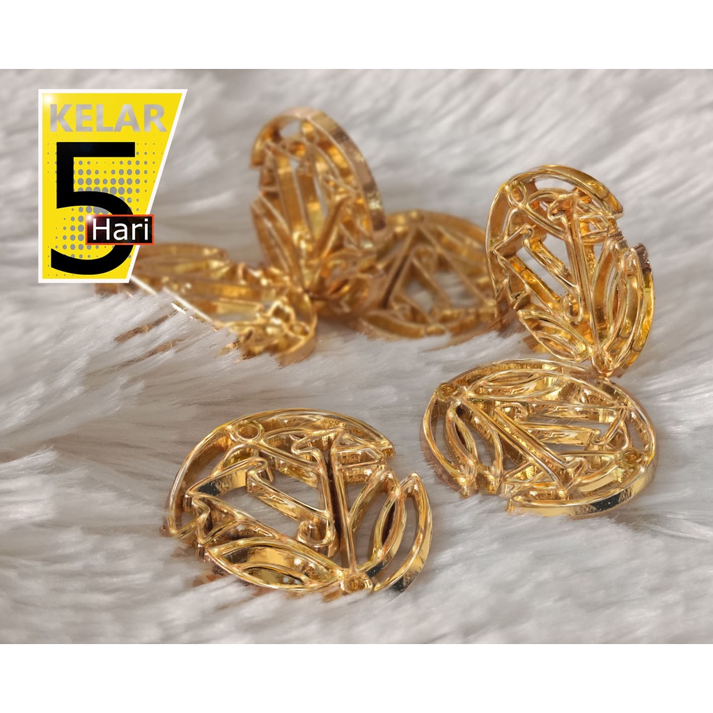 PLAT LABEL HIJAB MERK ROGOB  BAHAN PLAT & LOGAM ALLOY DI BANDUNG DESAIN BEBAS