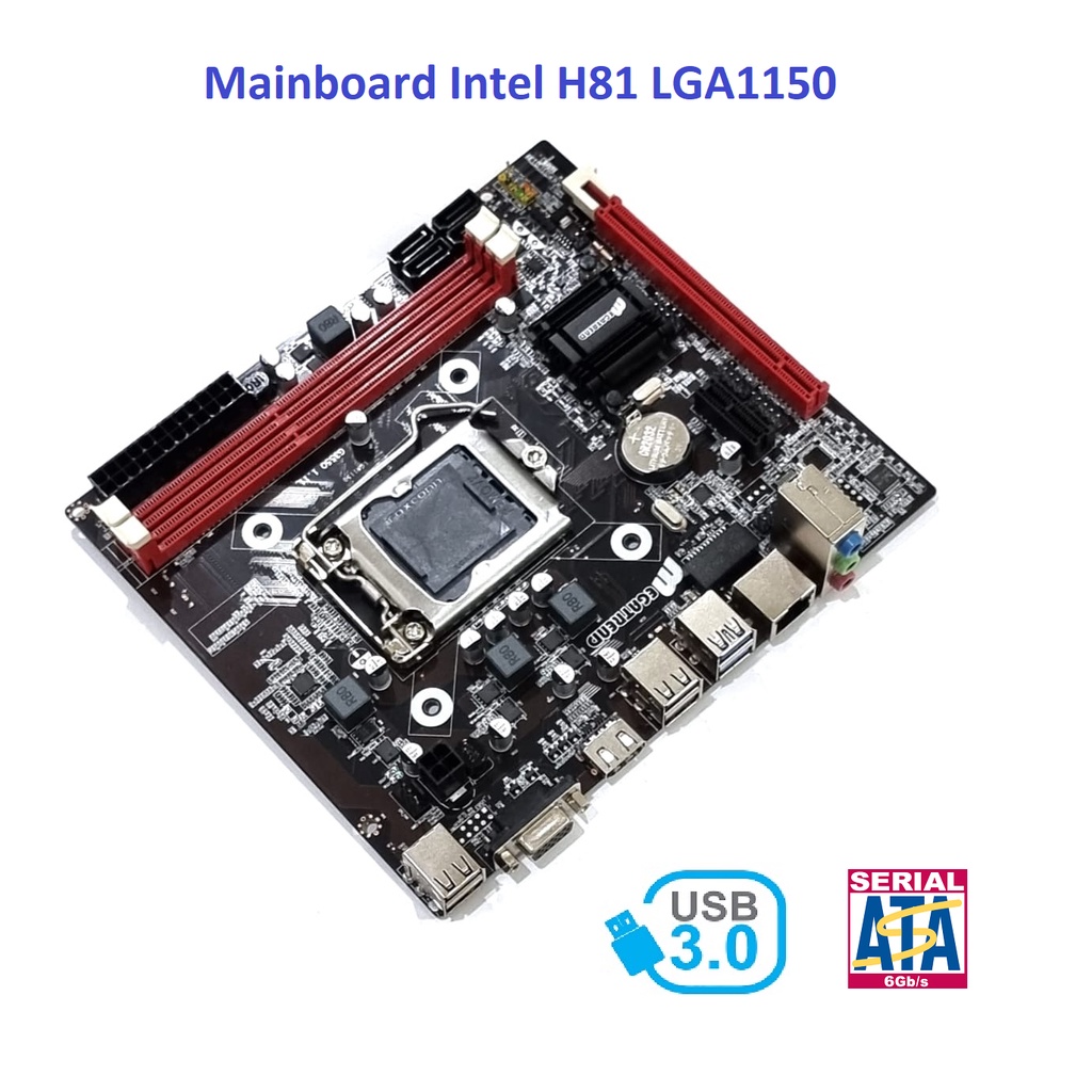 Motherboard Intel H81 B75 LGA1150 LGA1155 USB3.0 SATA3 Mainboard PC