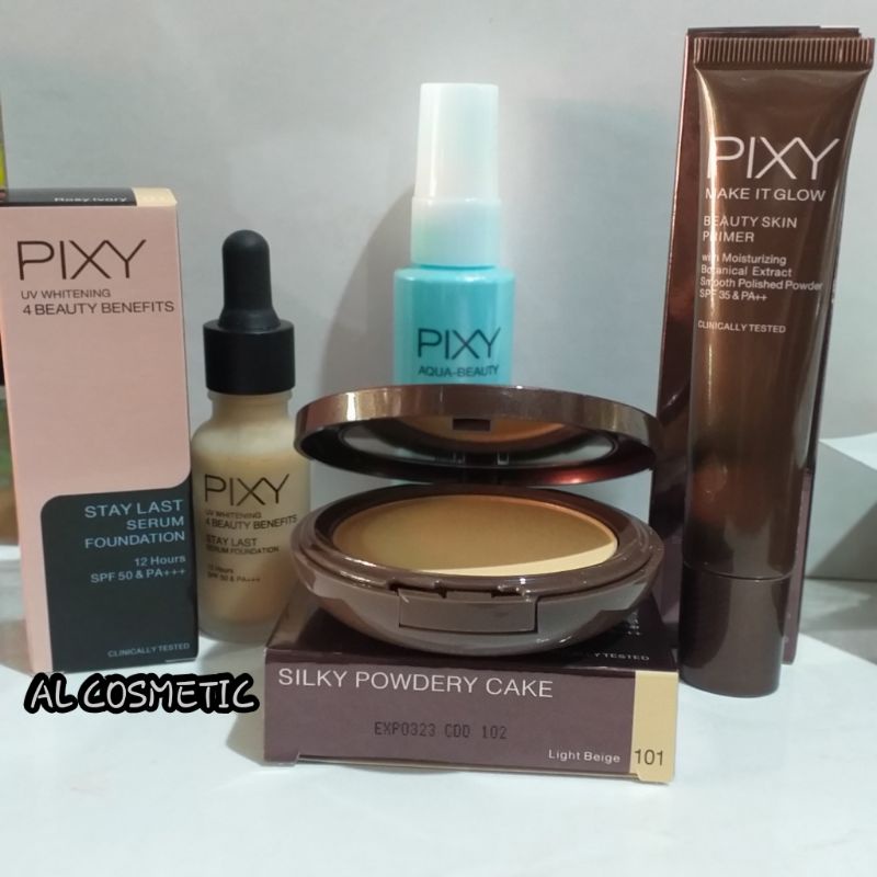 pixy paket make up matte/paket pixy 4in1