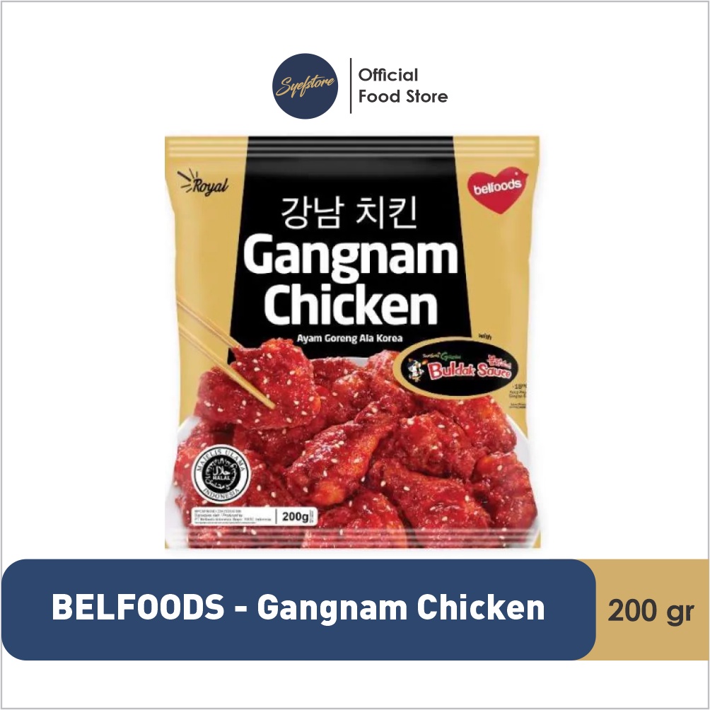 

BELFOODS ROYAL GANGNAM CHICKEN 200 gr (KHUSUS KURIR)