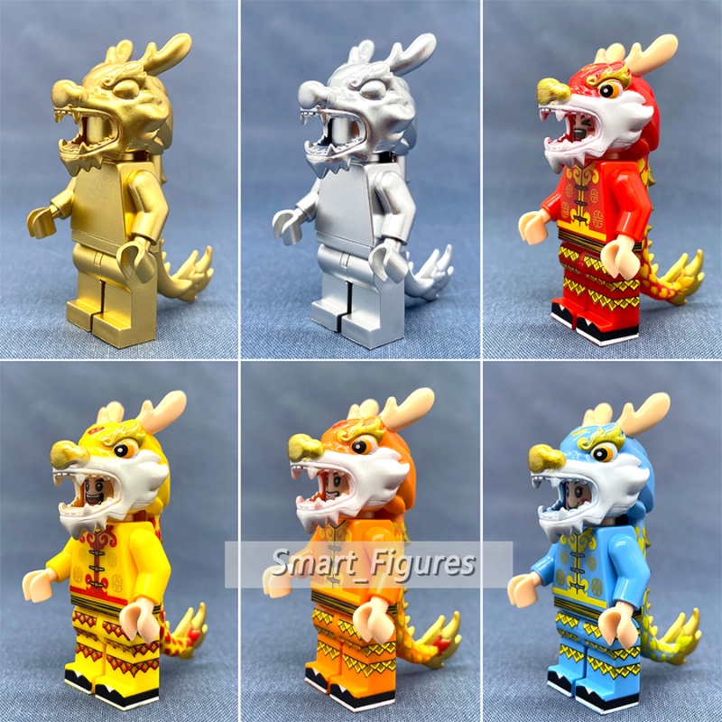 Mainan Action Figure Mini Model Singa Menari Naga Untuk Koleksi