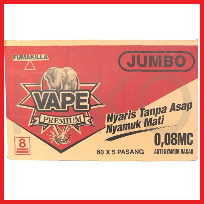 Vape Obat nyamuk bakar JUMBO isi 5 pasang ( TANPA ASAP )