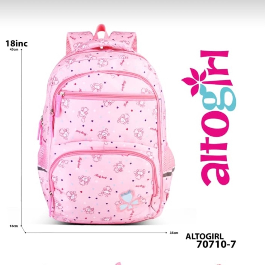 Tas Ransel Sekolah Alto Girl Original Cupid 70710