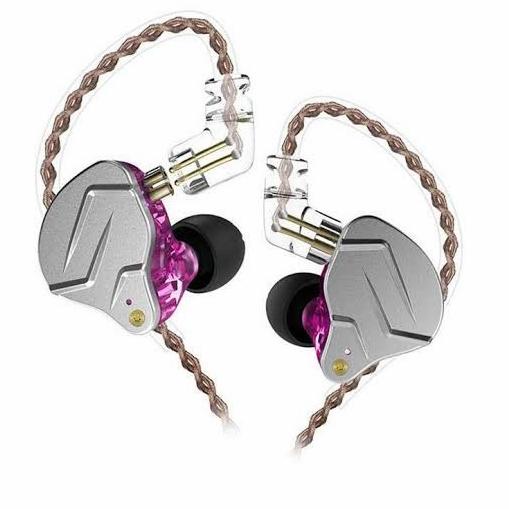 KZ ZSN Pro With Mic In Ear Monitor alt KZ ZSN Pro X KZ DQ6 KZ EDX - Purple Mic, No BundlingCase