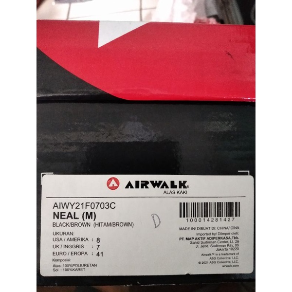 Airwalk Neal (M)Black/brownArt code:AIWY21F0703CSize 41

Made in china
