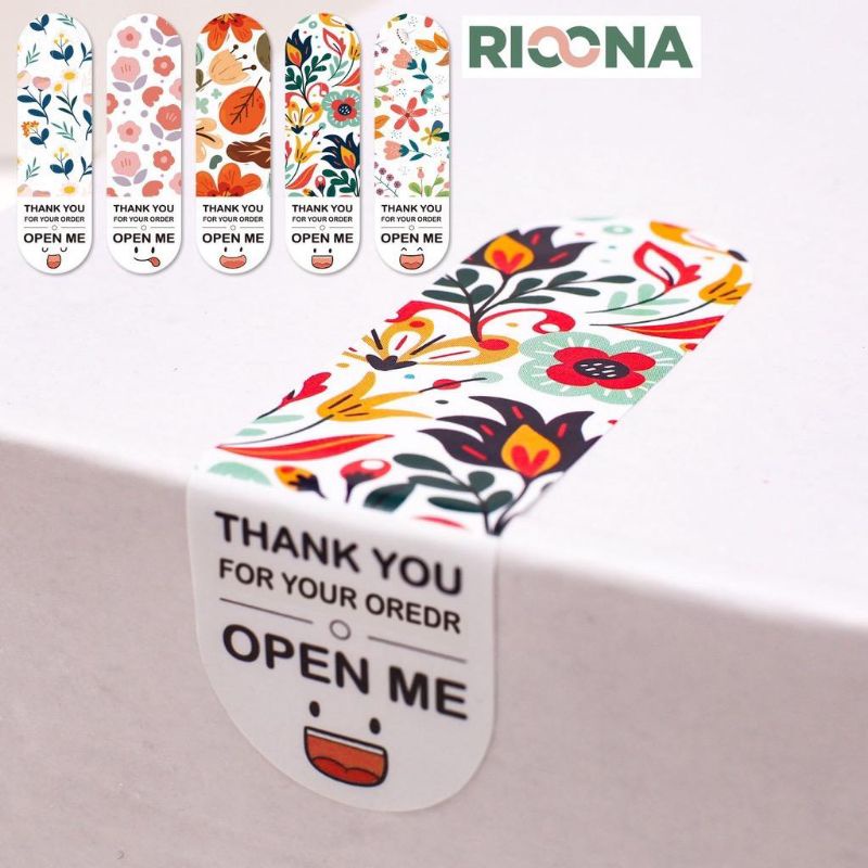 

100 pcs Stiker Label Open Me Thank You For Your Order