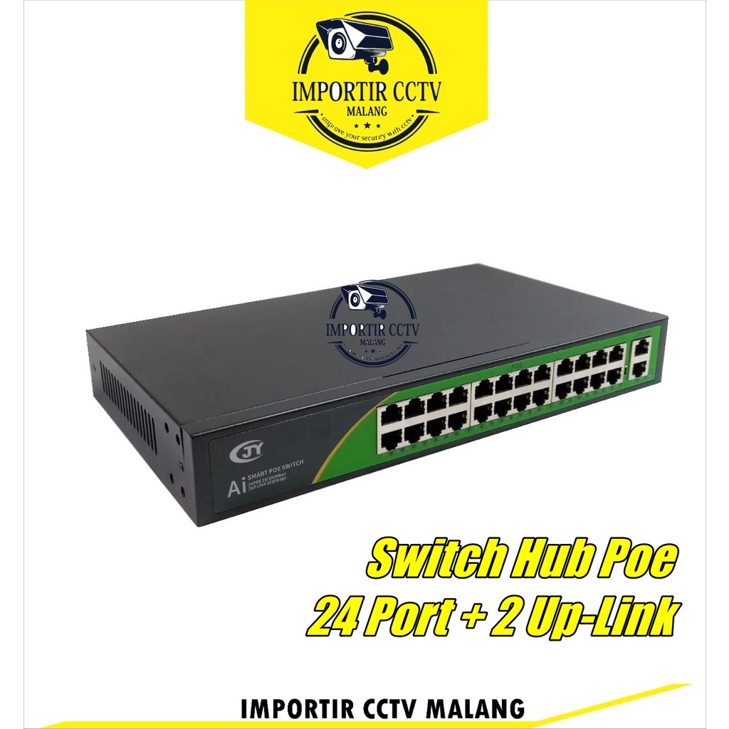 ICM - Switch Hub Poe 24 Port + 2 UpLink