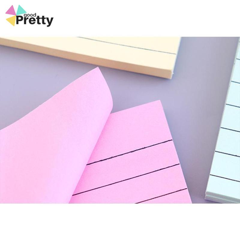 Simplicity sticky note horizontal sticker notepad post maker stiker massage pesan book note - PD