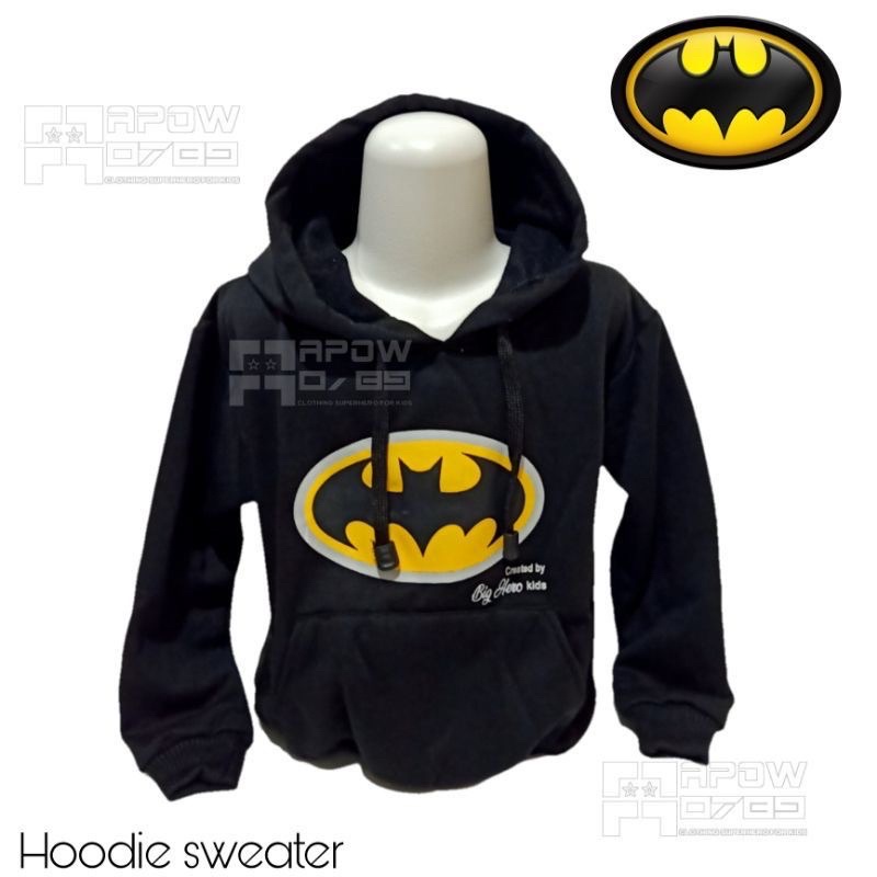 jaket switer hodie anak laki laki batman 4in 1 free topi dan waistbag jam gshock pipit grosir