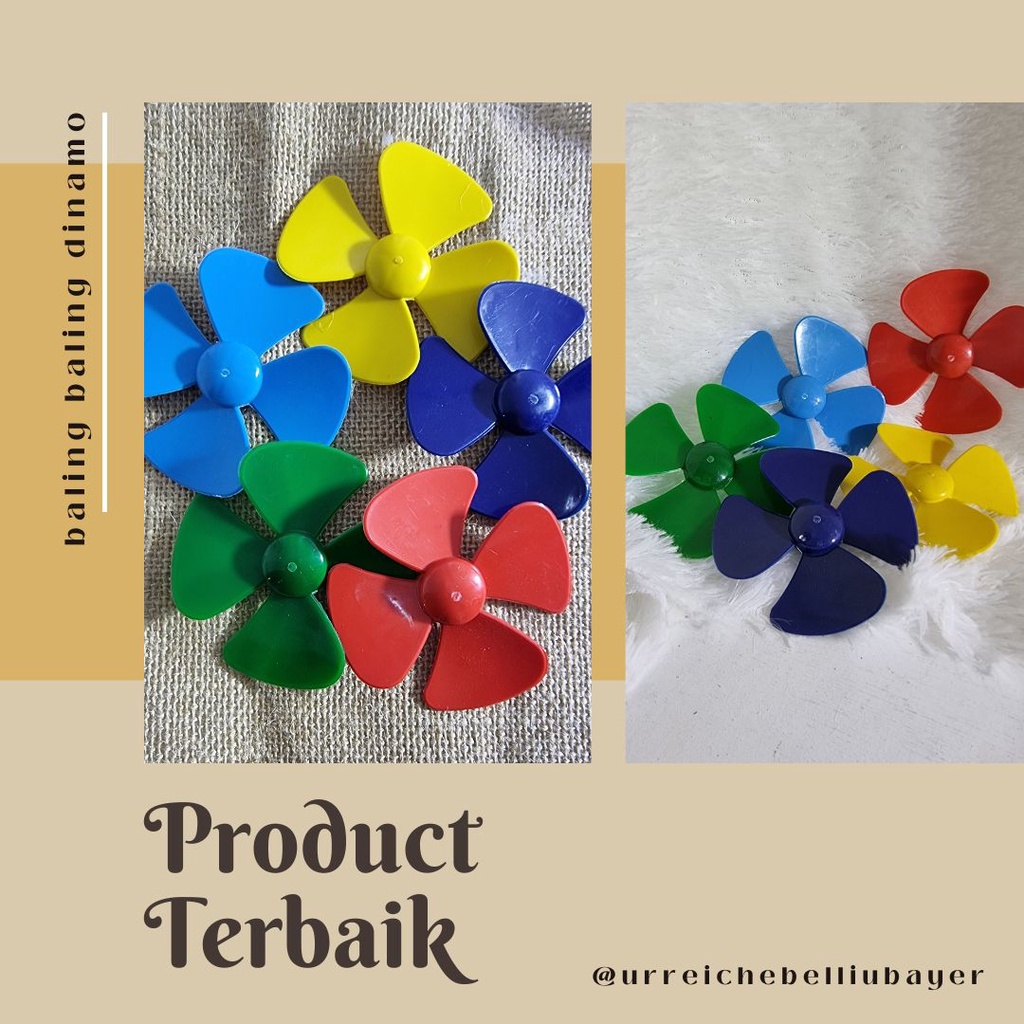 ⭐urreichebelliubayer⭐Baling Kitiran Kipas Dinamo Layangan Mainan Angin / kipas, baling baling / kiti