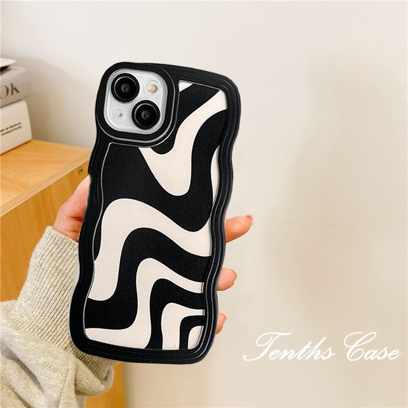 Compatible For IPhone 14 13 12 11 Pro Max X XR Xs Max 8 7 6 6s Plus SE 2020 Soft Case Bening Desain Twill Untuk