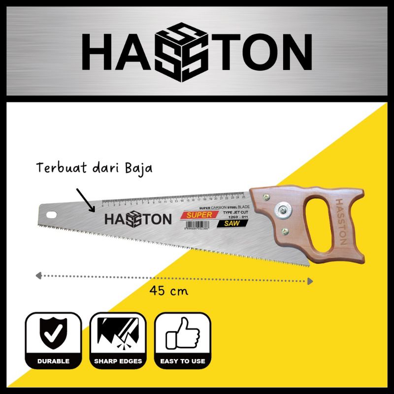 HASSTON PROHEX GERGAJI KAYU GAGANG KAYU 18" | haston prohex