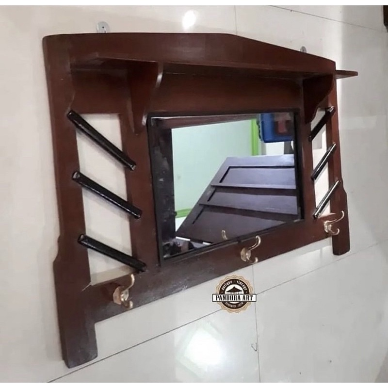 Kapstok lawas kayu jati