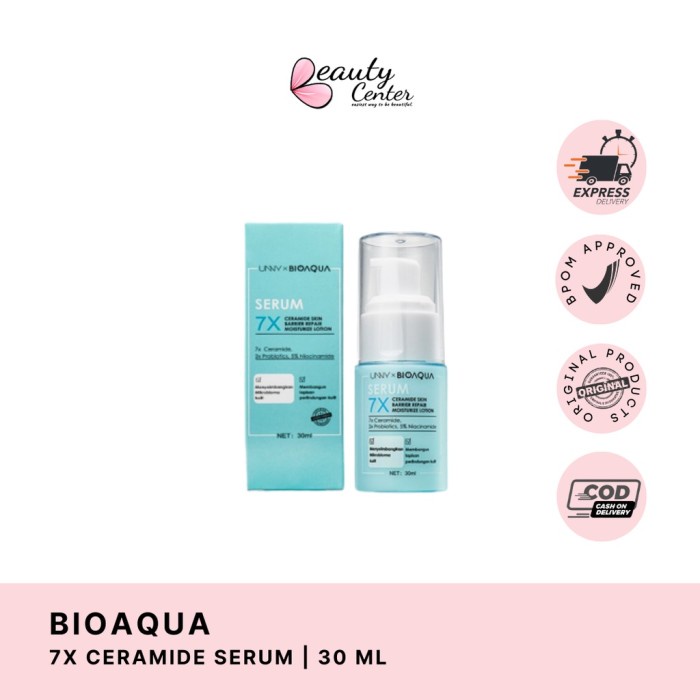 Bioaqua Serum 7X Ceramide Skin Barrier Repair Serum Moisturize - 30ml