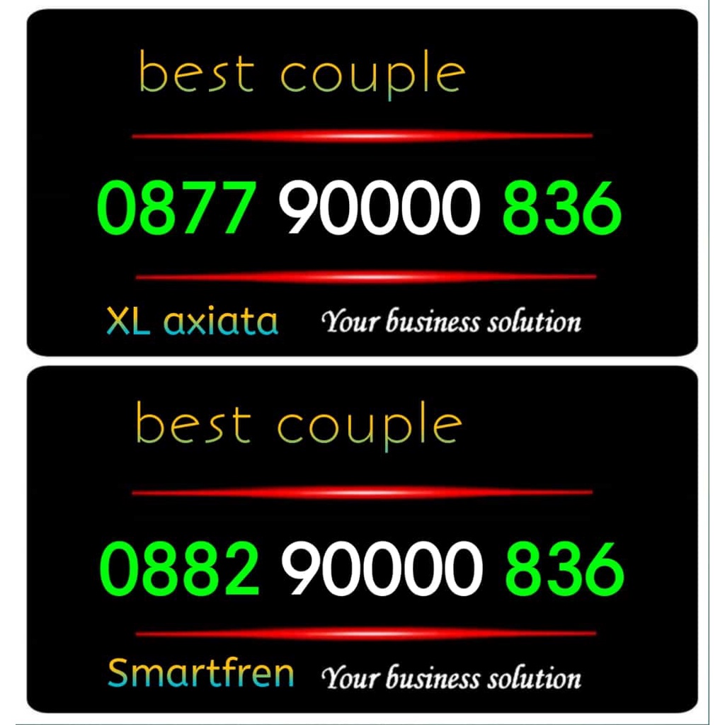 nomor CANTIK XL & SMARTFREN COUPLE