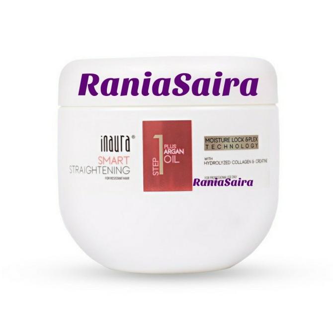 INAURA Straightening STEP 1 1000ml Obat Rebonding Smoothing Rambut
