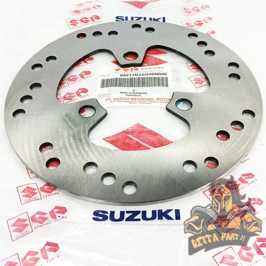 PIRINGAN CAKRAM BELAKANG SUZUKI KUALITAS ASLI ORIGINAL SUZUKI SGP PRESISI AWET TIDAK KARATAN SATRIA FU SHOGUN 125