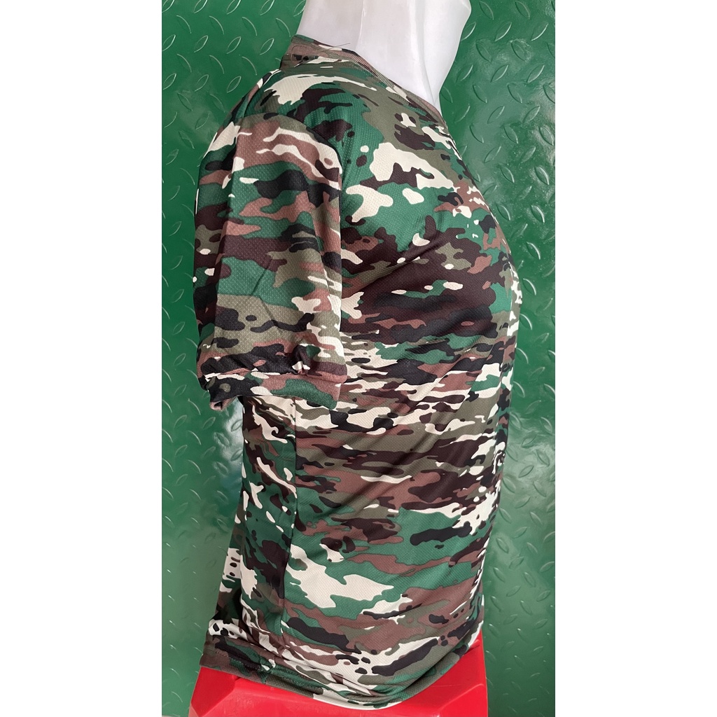 Kaos Dryfit Loreng Multicam TNI AD - Kaos Dryfit TNI AD Multicam terbaru - Jersey Loreng AD