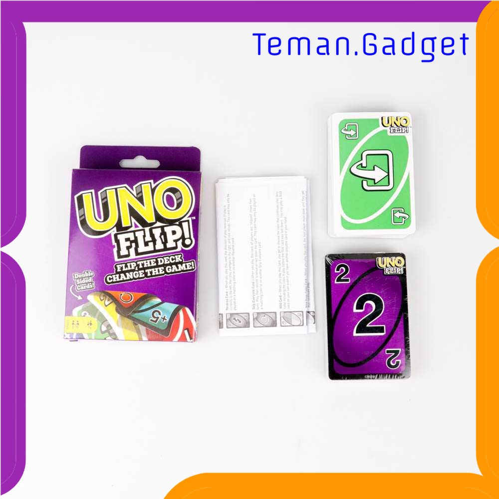 TG-MAN UNO FLIP! Set Kartu Uno Card Game - GDR44