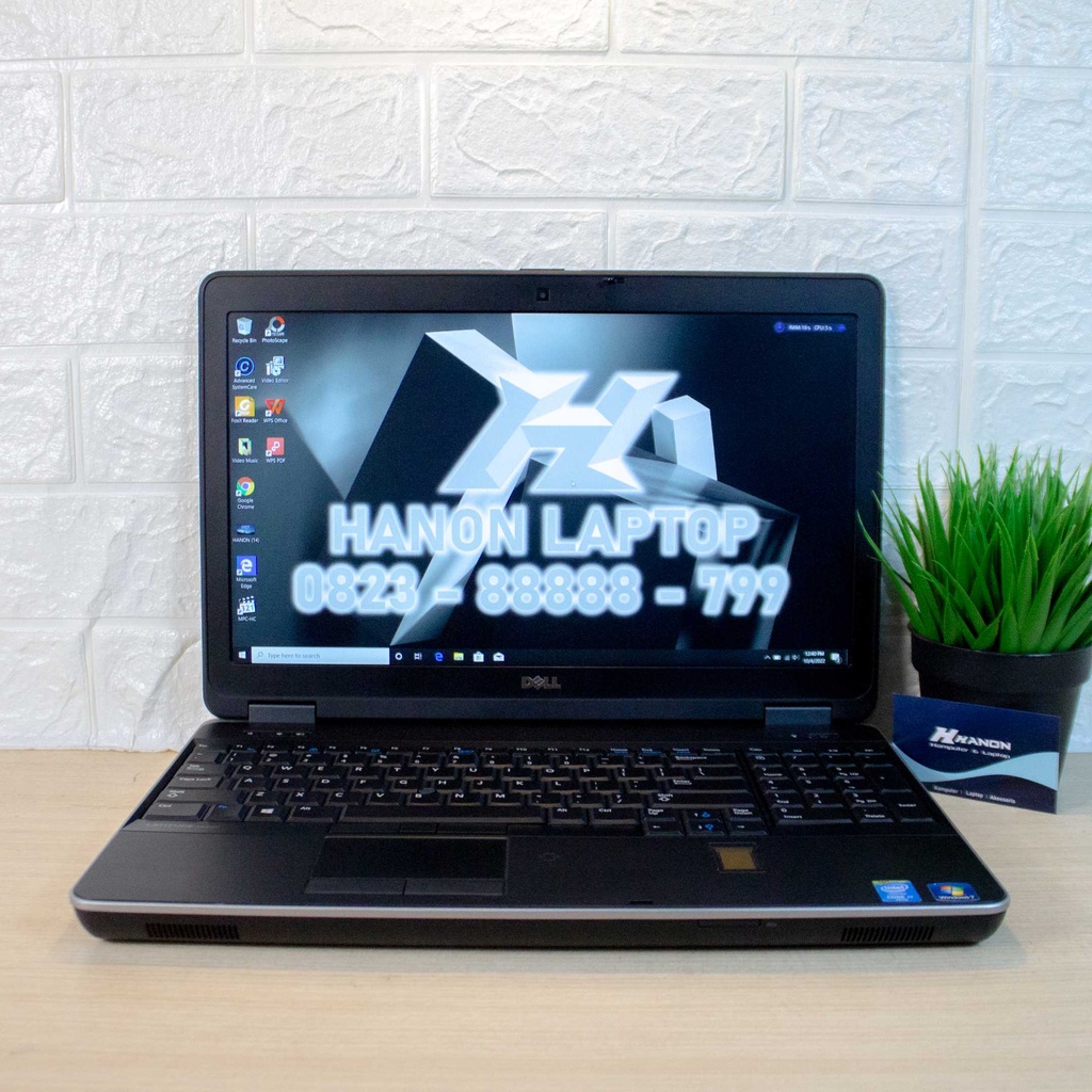 DELL E6540 GAMING DESAIN VGA RADEON CORE I7 8CPU 16GB RAM DUAL DRIVE