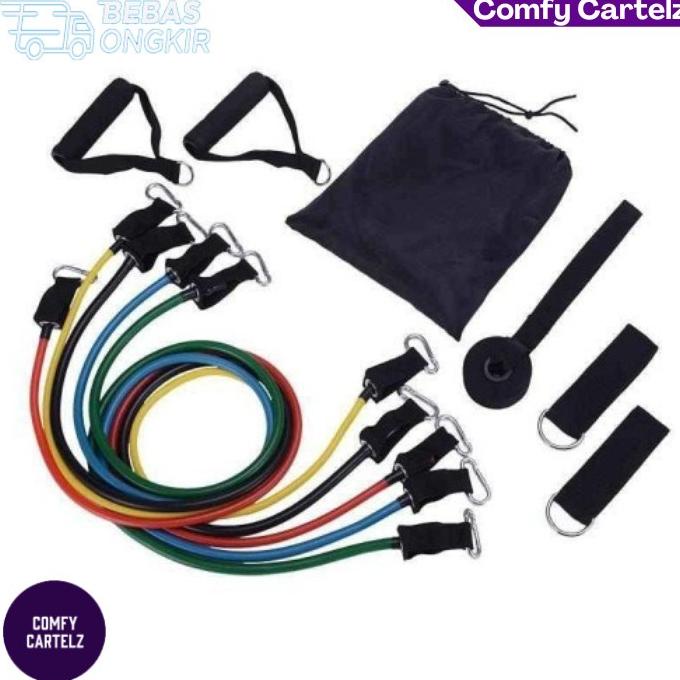 Set Tali Olahraga Pintu Serbaguna |11 set alat Fitness dan Gym Dirumah