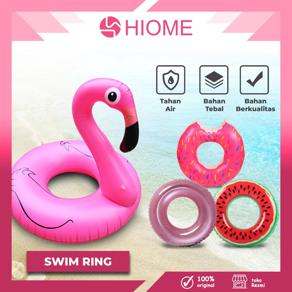 Jual HIOME Pelampung Ban Renang Anak Dewasa / Swimming Ring Balon ...