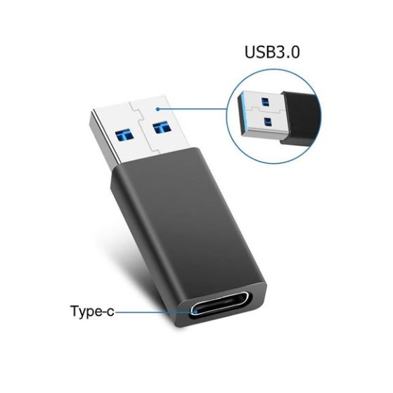 Onten USB 3.0 Male to USB-C Female OTG Adapter US107