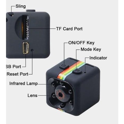 Spy cam SQ11 Full Hd 1080p Mini Car Hidden DV DVR Camera Spy Dash Cam