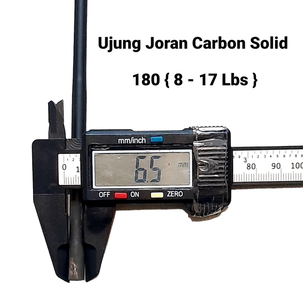 Ujung Joran Bahan Carbon Solid Untuk joran 180cm  15lbs 17 lbs 20lbs
