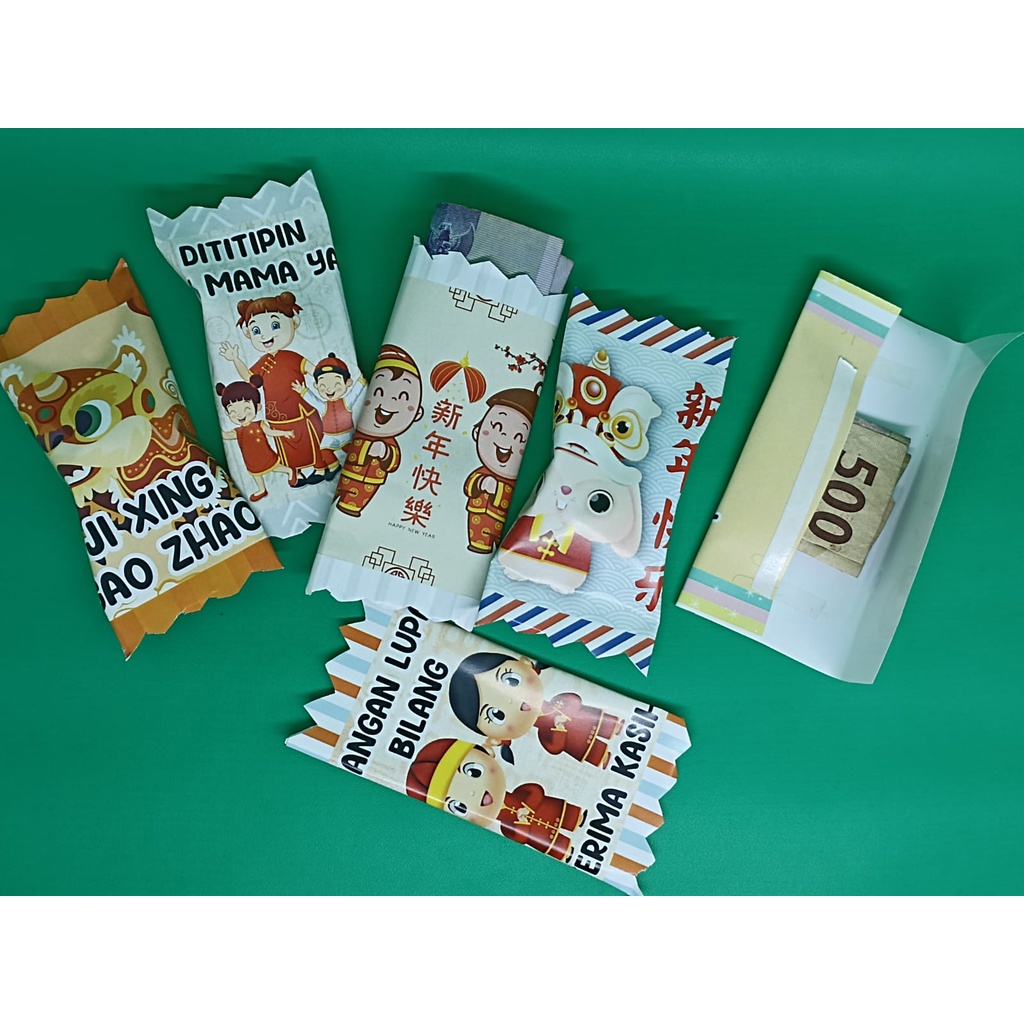 

AMPLOP ANGPAO IMLEK Bentuk Permen Lucu 12pcs | CHINESE NEW YEAR | TAHUN BARU CINA