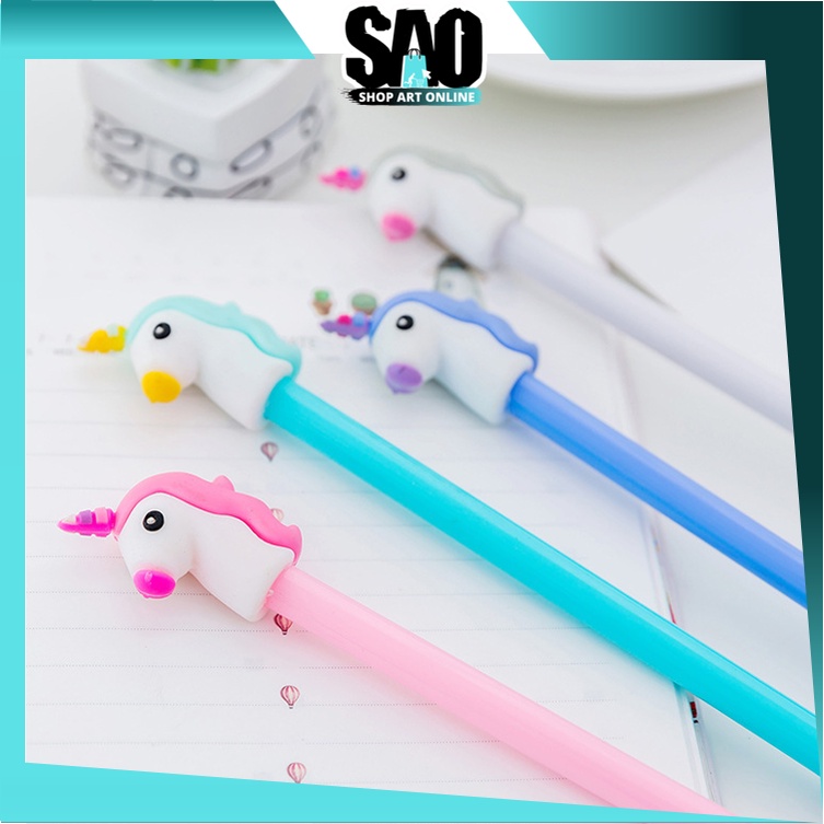 

SAO - S5613 Pena Gel Unicorn / Pena Tinta Unicorn / Pena Gel Kuda Poni / Pulpen Tinta Motif Karakter Kuda Poni / Pulpen Tinta Kuda Poni