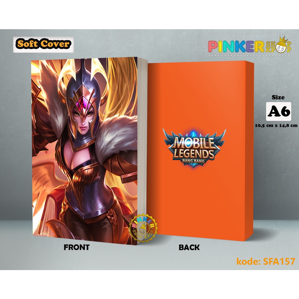 

(SFA157) Pocket Note Anime Mobile Legends Freya War Angel Softcover