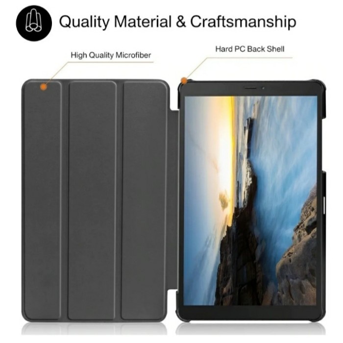 Flip case samsung tab A8 2019 t295 tab t295 tab t290 8" Black original