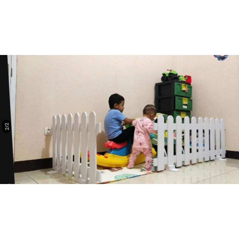 Jual Pagar kayu minimalis murah tinggi 60cm Panjang 10meter | Shopee