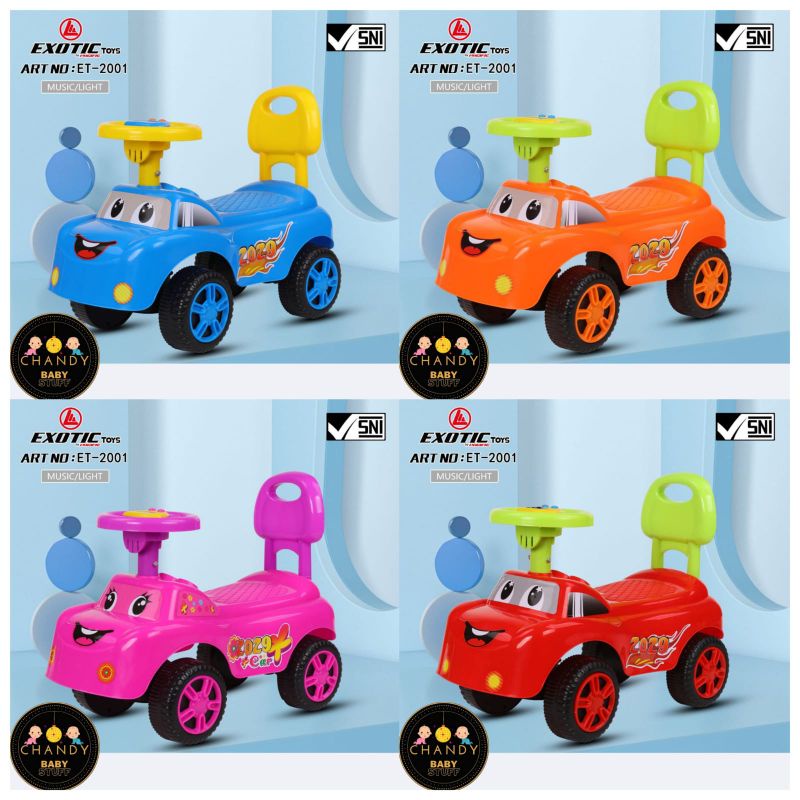 MAINAN ANAK MOBIL MOBILAN CARS RIDE ON TOYS EXOTIC ET 2001, MIMO 709