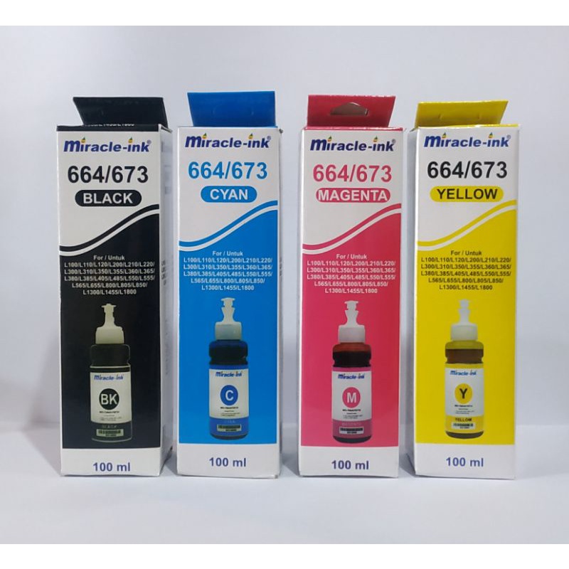 tinta printer miracle epson 664 / 673 #